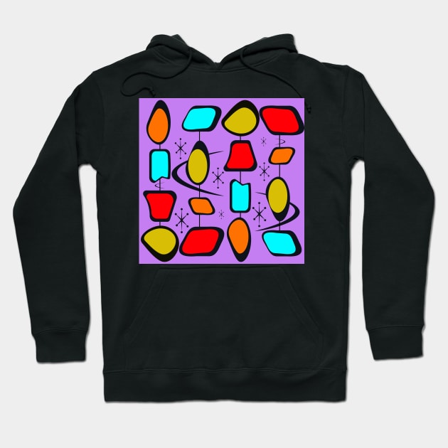 abstract fifties design Hoodie by pauloneill-art